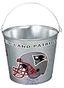 New England Patriots 5 Quart Galvanized Pail