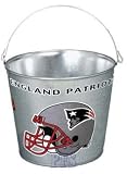 Product details for New England Patriots 5 Quart Galvanized Pail