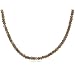 Sterling Silver Faceted Smoky Quartz Necklace, 18