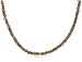 Sterling Silver Faceted Smoky Quartz Necklace, 18