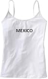 MEXICO - Country Series - White Women's / Girls Camisole (Girlie / Babydoll)