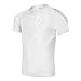 TUOYR Padded Shirt Youth Boys Padded Compression Sports Protective T-Shirt Rib Chest Protector Extreme Exercise (White Padded Shirt, Y-XL(Chest 30.5inch~32inch))