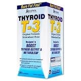 T-3 Thyroid Booster - Boost Thyroid Output & Metabolism - Bottle of 180