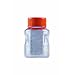 Corning 431175 Polystyrene Cylindrical 150mL Easy Grip Disposable Storage Bottle, with 45mm Orange HDPE Cap (Case of 24)