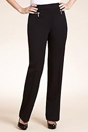 Petite Zip Pockets Slim Leg Trousers