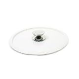 Produkt-Bild: Glasdeckel mit wei&szlig;em Silikonring 28 cm