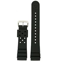 Genuine Original Seiko Diver Watchband 22 mm Black&nbsp;Includes 22mm&nbsp;Genuine Seiko Spring Bars