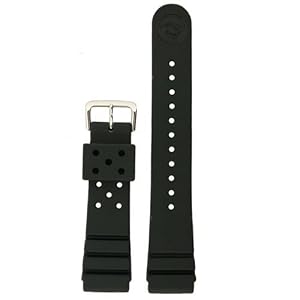 Seiko Original Rubber Watch Band 22mm Divers Model and Genuine Seiko Spring Bars
