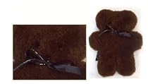 FlatOut Bear Chocolate Colored 100% Pure Australian Sheepskin