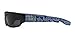Locs Dark Lens Original Gangsta Shades Hardcore Men's Sunglasses - Blue Bandana Print
