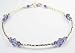 Tanzanite - December 14kt Gold Filled Adjustable Birthstone Beaded Anklets.