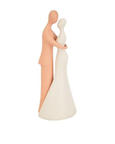 Glam Home Scultura Bianco/Corallo