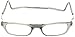 Clic Magnetic Reading Glasses (Expandable), Adjustable Temple Computer Readers, Original Expandable, (Smoke, 3.00 Magnification)