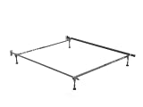Twin or Full Metal Bed Frame with Glides
