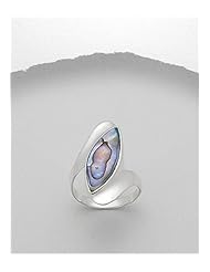 Shell Ring In 92.5 Sterling Silver