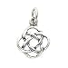 Pendant - Antiqued Silver Irish Celtic Braided Knot Pendant Charm