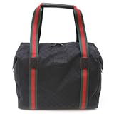 GUCCI グッチ ボストンバッグ オリジナルGG/GGキャンバス JOY ウェビングライン ブラック/ブラック 233050 F4F5R 1060 GUCCI ボストンバッグ