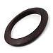 Thin Round Wood Bangle (Dark Brown)