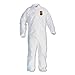 KleenGuard A40 Coveralls, Elastic Wrists/Ankles, X-Large, White