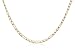 14k Yellow Gold Figaro 3.0mm Chain Necklace, 20