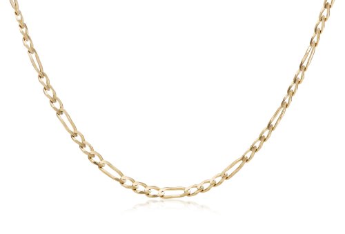 Childrens Toyshop  Jewelry : 14k Yellow Gold Figaro 3.0mm Chain Necklace, 20"