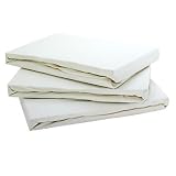 Cream Jersey Cot Size Fitted Sheet
