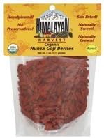 Himalayan Harvest Organic Hunza Goji Berries, 4 Oz. (Pack of 2)