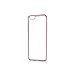 Merope Phone Case Hybrid Crystal Clear with PU Bumper for iPhone 6Plus (Rose Gold)