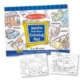 Melissa & Doug Jumbo Coloring Pad - Blue