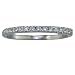 1/5 Ct. Natural Diamond Wedding Band Ring 14k White Gold