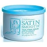 Satin Smooth Tea Tree Epilating Wax w/Eucalyptus- For Hair Removal 14oz