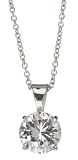 Crislu Solitaire Pendant (4.00 cttw)