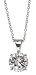 Crislu Solitaire Pendant (4.00 cttw)
