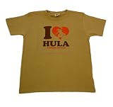 ハワイTシャツ レインボードライブイン Love Hula キャメル-レディースF