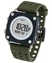 Nike wc0070-340 Mettle Drill SI Watch Deep Nomax Green/Black Perforated Silicone Band Polycarbonate Case New