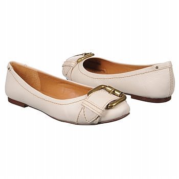 Fossil Women's Maddox Ballet Flat,Cream,9.5 M US Cheap