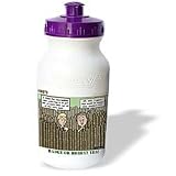 Rich Diesslin KNOTS Scout Cartoons - Coin Collecting - Badge or Hobby - Water Bottles