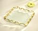 Annieglass - Handmade glass 15 square tray produced in the U.S.A. Durable, chip-resistant and dishwasher safe. Banded with genuine platinum.