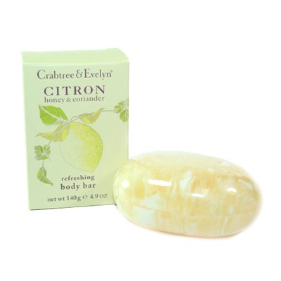 Crabtree & Evelyn Citron Refreshing Body Bar Soap 4.9 Oz #79635