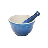 Le Creuset Stoneware 10-Ounce Mortar and Pestle, Marseille
