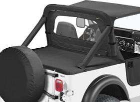 Bestop 80007-15 Black Denim Sport Bar Cover