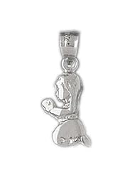 CleverSilvers Sterling Silver Pendant Religious