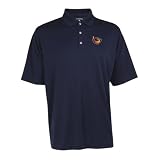 Antigua Men's NHL Atlanta Thrashers Exceed Desert Dry Xtra-Lite Short Sleeve Polo, Navy, Large