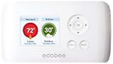 ecobee EB-EMSSi-01 2 Heat 2 Cool Energy Management System Busness/Commercial Thermostat, Full Color NON-Touch Screen, Internet Enabled
