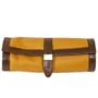 Travel Case Jewelry Roll Up Case Leather Tan