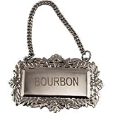 Stamped Bourbon Liquor Decanter Label