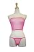 How To Measure Bra Sizes : Exposed by Magic Silk Fishnet  Tube Top/G-String Set, Lrg/Xl,  Pink