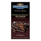 Ghirardelli Chocolate Intense Dark Bar, Espresso Escape, 3.5 oz