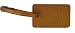 Fair Trade Cruelty Free Leather Luggage Tag - Owl Design