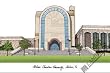 Abilene Christian University Lithograph 14x10 Limited Edition Unframed Lithograph